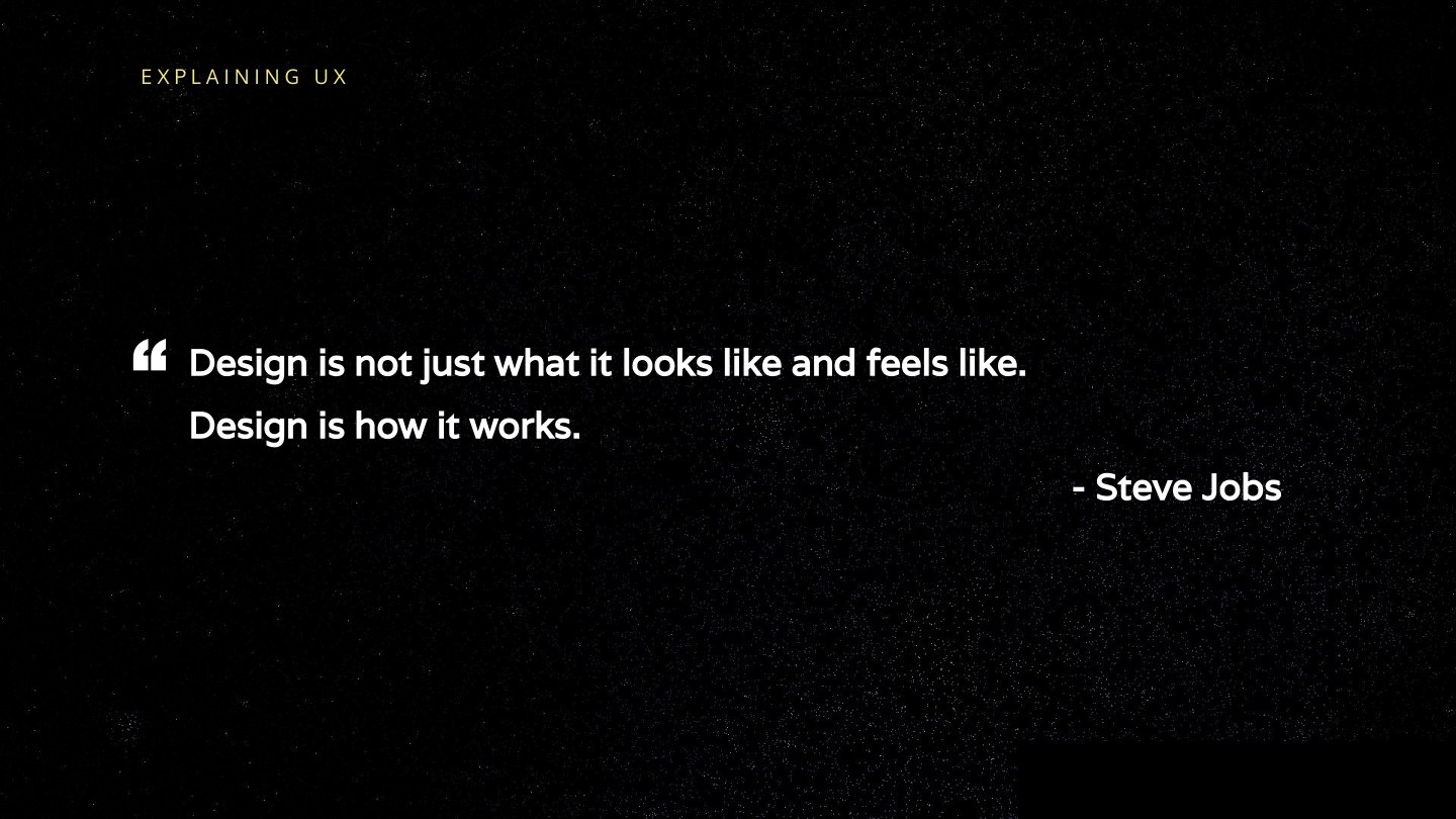 Design is not just what it looks like and feels like. Design is how it works. Steve Jobs